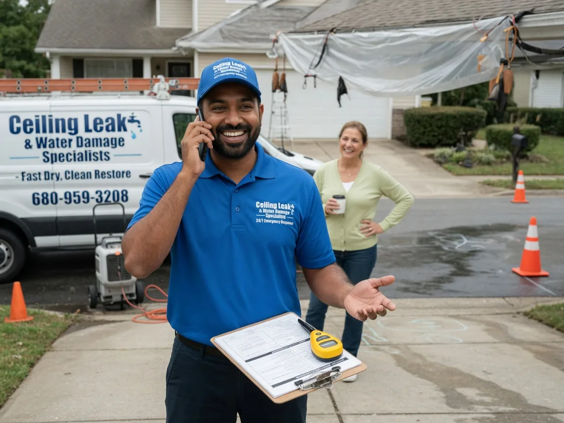 Ceiling Leak Cleanup Thorofare, NJ FAQs